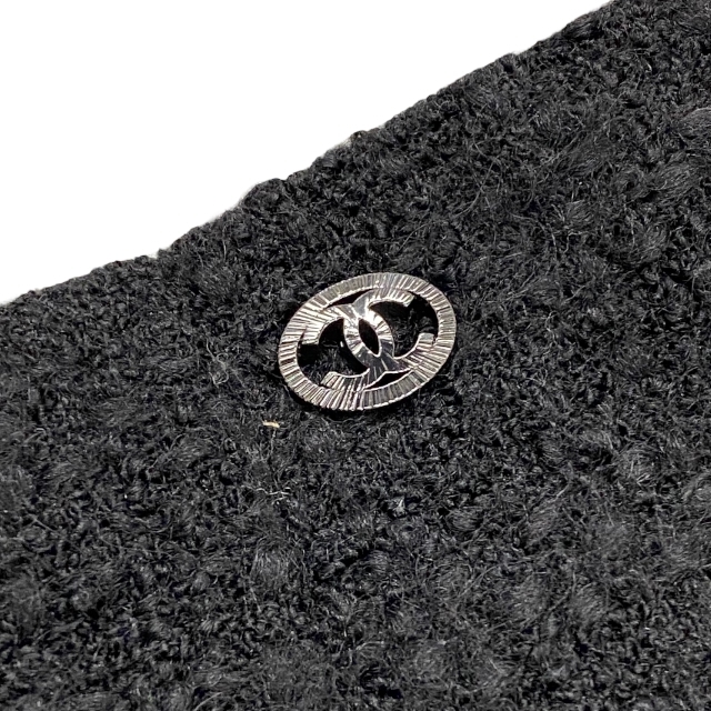 シャネル P46688 ボトムス ツイード ミニ フレアスカート スカート ココマーク アパレル ブラック [サイズ 40] | ブランドショップ　 ＳＥＮＳＥ