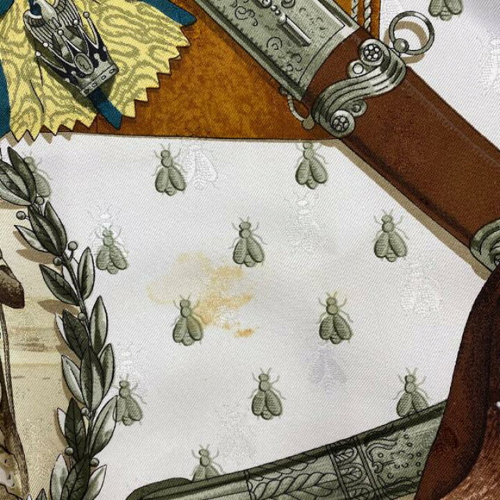 楽天市場】エルメス スカーフ 大判 カレ90 NAPOLEON ナポレオン シルク 