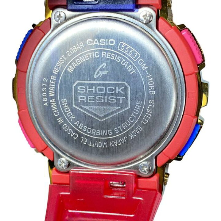 楽天市場】カシオ G-SHOCK CASIO GM-110RB-2AJF メタルカバー 20気圧  