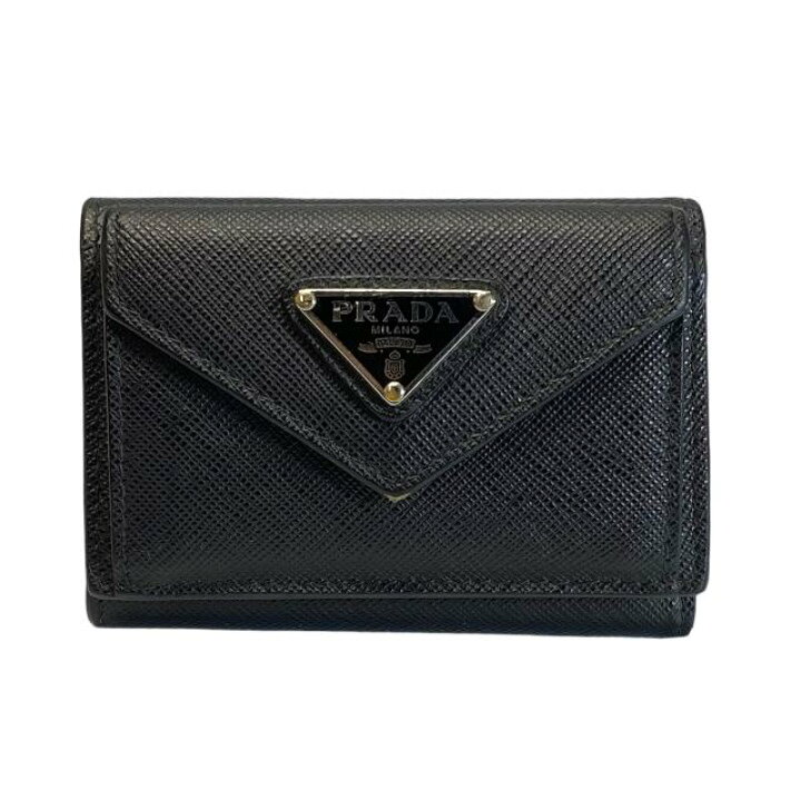 楽天市場】プラダ 1MH021 財布 三つ折り財布 コンパクトウォレット 