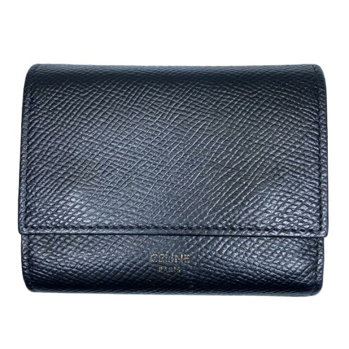 楽天市場】セリーヌ 10B573BEL スモール トリフォールドウォレット 三  