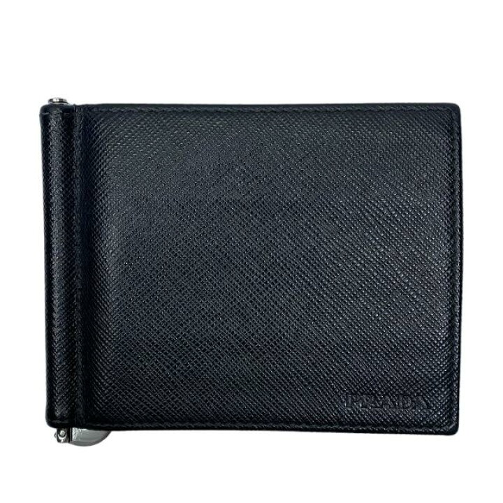 楽天市場】PRADA プラダ 財布 マネークリップ 二つ折り財布 折り  