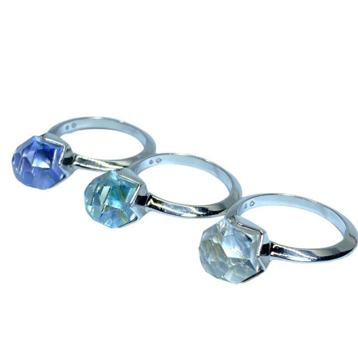 楽天市場】SWAROVSKI スワロフスキー 3連リング リング 指輪 