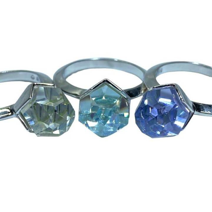 楽天市場】SWAROVSKI スワロフスキー 3連リング リング 指輪 