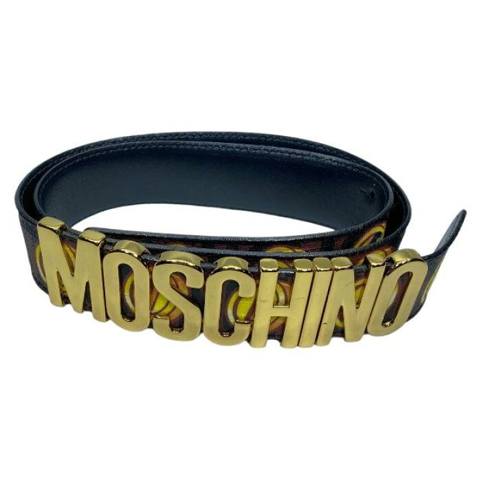 楽天市場】MOSCHINO モスキーノ ベルト スーパーマリオコラボ コイン 