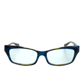 alain mikli PACT アランミクリ パクト 52□16 140 メガネ アイウェア 眼鏡 アクセサリー 小物 ロゴ 総柄 プラスチック ブルー 度有