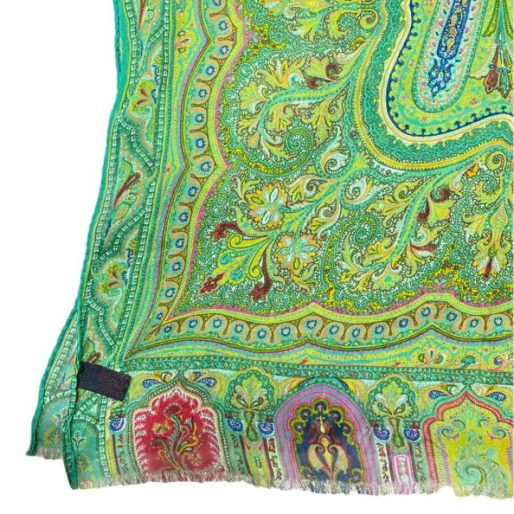 楽天市場】ETRO エトロ シフォンスカーフ ストール ショール 小物 