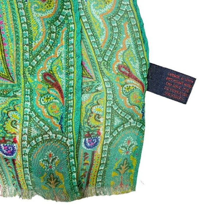 楽天市場】ETRO エトロ シフォンスカーフ ストール ショール 小物 
