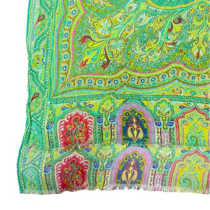 楽天市場】ETRO エトロ シフォンスカーフ ストール ショール 小物 