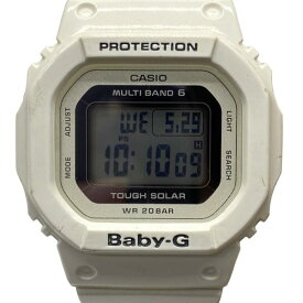 【稼働品】 CASIO カシオ Baby-G ベビーG BGD-5000 腕時計 アクセサリー 小物 デジタル クォーツ ラバー ホワイト