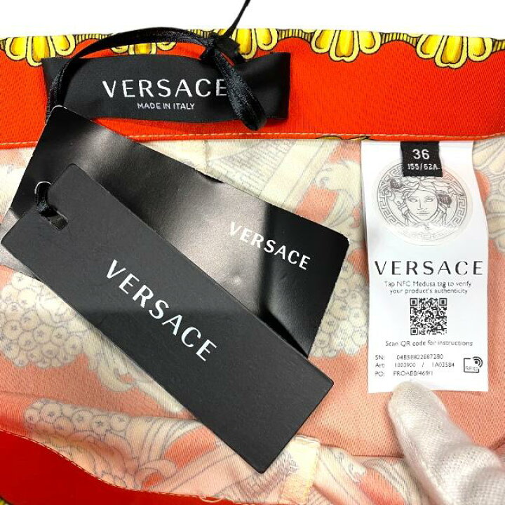 楽天市場】【未使用】VERSACE ヴェルサーチ レギンス タイツ パンツ 総 