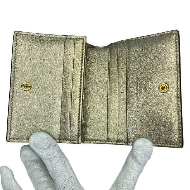 楽天市場】GUCCI グッチ 456126 財布 GGマーモント 二つ折り財布 折り 