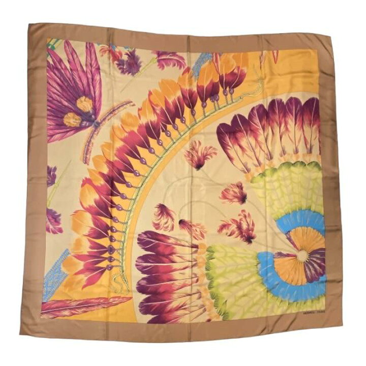 楽天市場】HERMES エルメス スカーフ 大判 カレ140 BRAZIL ブラジル  