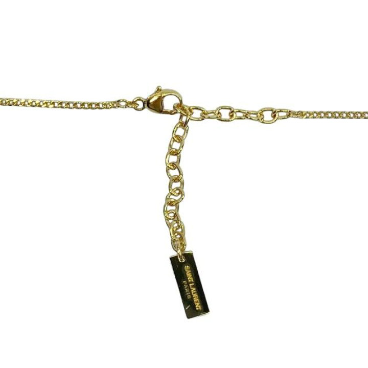 楽天市場】SAINT LAURENT サンローラン YSLロゴ ネックレス ペンダント 