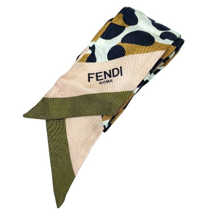 楽天市場】FENDI フェンディ ツイリースカーフ リボンスカーフ 