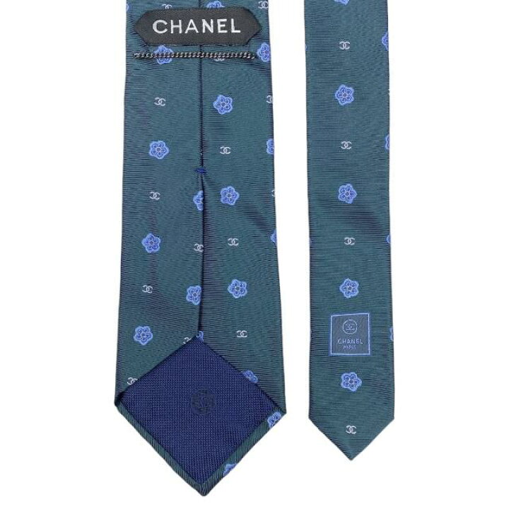 楽天市場】CHANEL シャネル ネクタイ カメリア レギュラータイ 