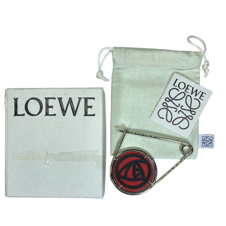 楽天市場】LOEWE ロエベ ローズ メカノ ピン ブローチ バッグチャーム 
