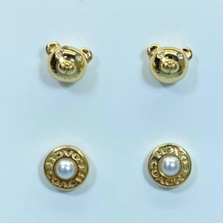 楽天市場】COACH コーチ 2点セット ピアス アクセサリー ジュエリー 