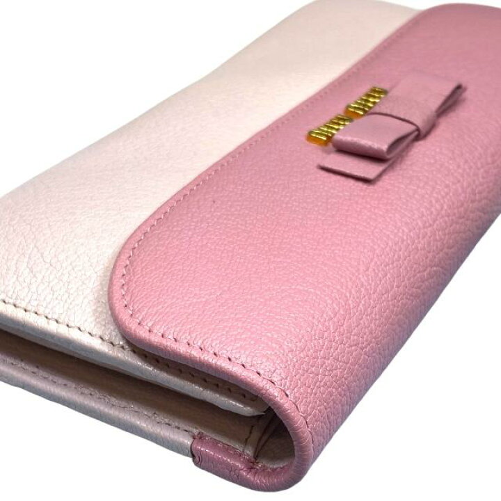 楽天市場】miumiu ミュウミュウ 5M1109 財布 長財布 ロングウォレット  