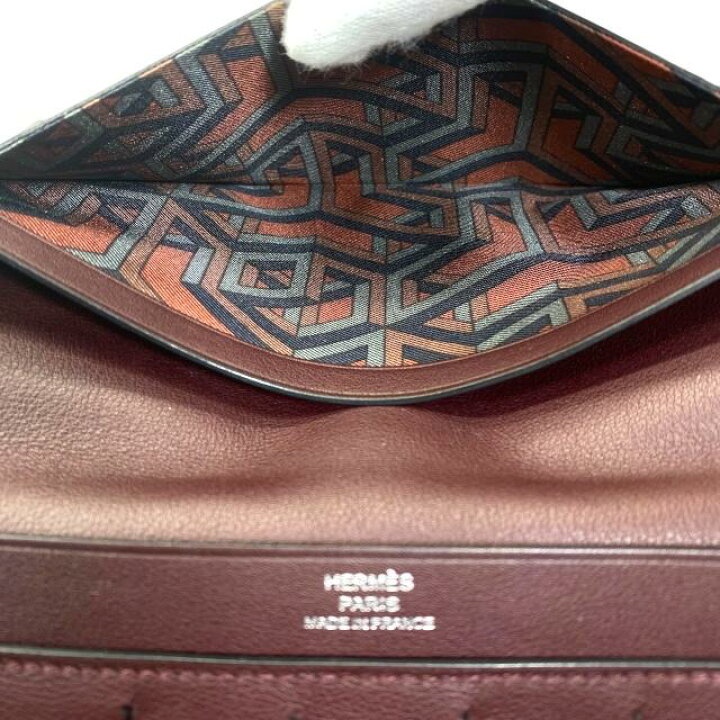 楽天市場】HERMES エルメス シチズンツイル 財布 長財布 二つ折り財布  