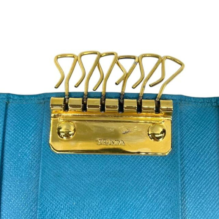 楽天市場】PRADA プラダ 1M0222 6連 キーケース 小物 サフィアーノ 