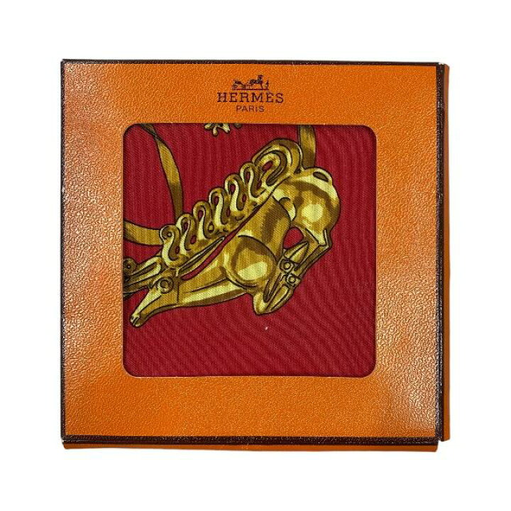 楽天市場】HERMES エルメス カレ40 ハンカチ スカーフ プチカレ LES 