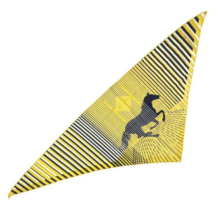 楽天市場】HERMES エルメス スカーフ H AU GALOP ポワンテュ 三角  