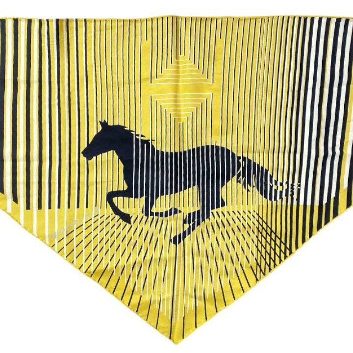 楽天市場】HERMES エルメス スカーフ H AU GALOP ポワンテュ 三角  
