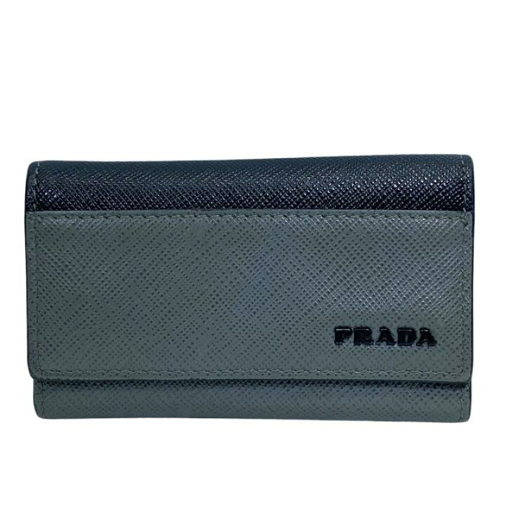 楽天市場】PRADA プラダ 6連 キーケース コンパクト ロゴ レザー 