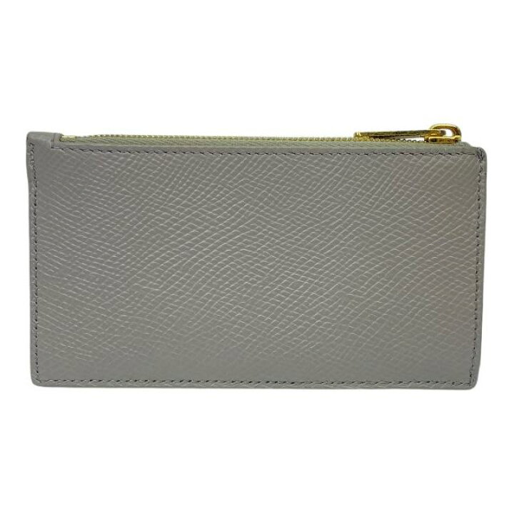 CELINE (セリーヌ)グレー レザー カードケース コインケース（CELINE  