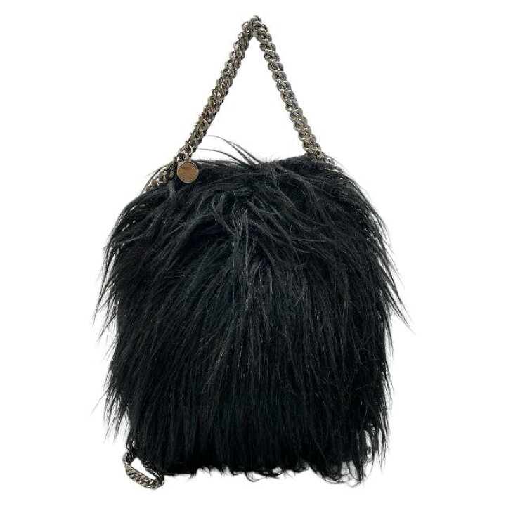 STELLA McCARTNEY 未使用 ファベラミニブラックショルダーバッグ黒