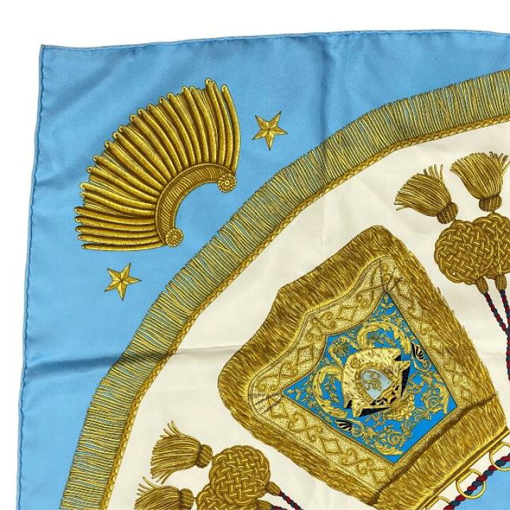 楽天市場】HERMES エルメス カレ90 スカーフ POSTE ET CAVALERIE 