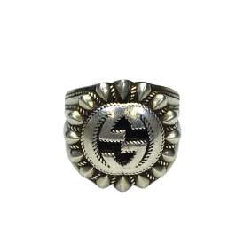 【新品】GUCCI グッチ インターロッキングG シグネットリング 指輪 アクセサリー ジュエリー 小物 SV925 シルバー（12号）