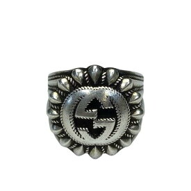 【新品】GUCCI グッチ インターロッキングG シグネットリング 指輪 アクセサリー ジュエリー 小物 SV925 シルバー（11号）