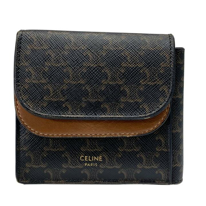 楽天市場】最大1万円OFF 在庫限り×即納 CELINE セリーヌ 財布 二つ折り 