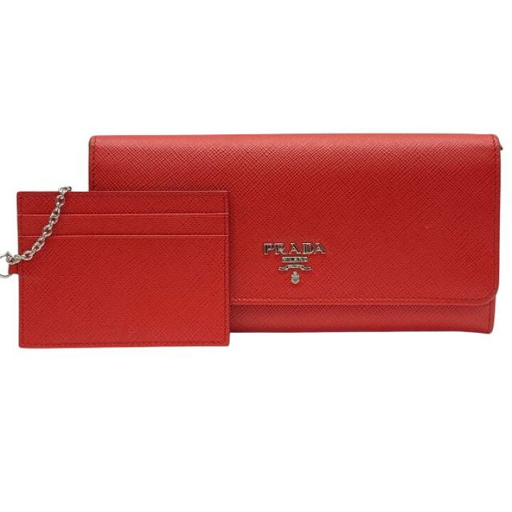 楽天市場】PRADA プラダ 1MH132 財布 長財布 ロングウォレット 二  