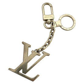 LOUIS VUITTON ルイヴィトン M65071 ポルト クレ・イニシャル LV キーホルダー キーリング チャーム ラッカー シルバー