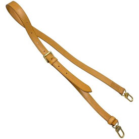 LOUIS VUITTON ルイヴィトン ショルダーストラップ バッグアクセサリー 替えストラップ 小物 ロゴ レザー ベージュ