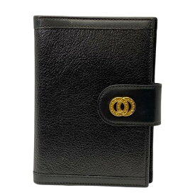 BVLGARI ブルガリ ブルガリブルガリ ドッピオンド アジェンダ 手帳カバー レザー ブラック ゴールド金具