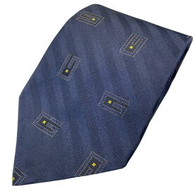 GUCCI グッチ ネクタイ ループタイ アクセサリー 小物 総柄 GG柄 シルク ネイビー