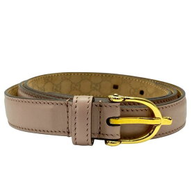 GUCCI グッチ 309900 ベルト 細ベルト アクセサリー 小物 レザー ピンクベージュ [サイズ 90・36]