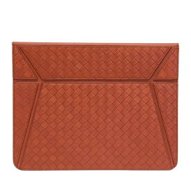 BOTTEGA VENETA ボッテガヴェネタ iPadケース アイパッドケース イントレチャート レザー ライトブラウン