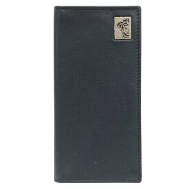 VERSACE ヴェルサーチ 財布 長財布 二つ折り財布 折財布 ロングウォレット 札入れ レザー ブラック 黒