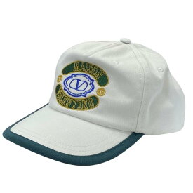 【新品】VALENTINO ヴァレンティノ ベースボールキャップ 帽子 キャップ アクセサリー 小物 ロゴ コットン ホワイト [サイズ 58]