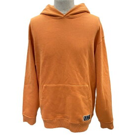 【新品】VALENTINO ヴァレンティノ パーカー フーディ スウェット 長袖 アパレル ロゴ コットン ナイロン オレンジ【サイズ S】