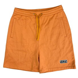 【新品】VALENTINO ヴァレンティノ パンツ ボトムス ハーフパンツ 半ズボン ロゴ コットン ナイロン オレンジ【サイズ M】