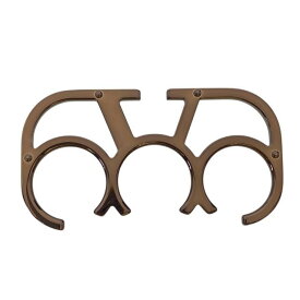 【希少・新品】VALENTINO GARAVANI ヴァレンティノ ガラヴァーニ リング 指輪 メリケンサック 小物 メタル ゴールド系 (22号)