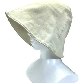 Christian Dior クリスチャンディオール 帽子 バケットハット バケハ アクセサリー 小物 ラムスキン ホワイト[サイズ 56]