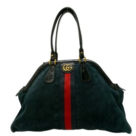 GUCCI グッチ 515937 トートバッグ ハンドバッグ 手持ち鞄 肩掛け タイガーヘッド GGマーモント パテントレザー スエード ネイビー系