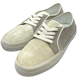 【美品】DOLCE&GABBANA ドルチェ&ガッバーナ ドルガバ CS1164 ローカットスニーカー スリッポン スエード[サイズ 7.5 (約26.5cm)]